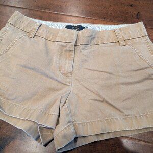 J Crew Chino Shorts Size 2